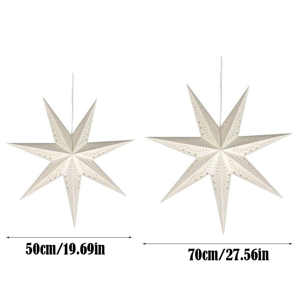 Folding Star Lanterns Christmas Decorations Star Lampshade New Hanging Paper Stars  Home Decor