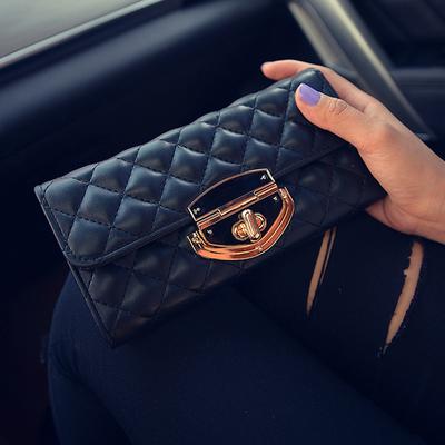 Guangzhou Big Wallet Generation High-end Sense Niche Wallet Diamond Change Clutch Bag
