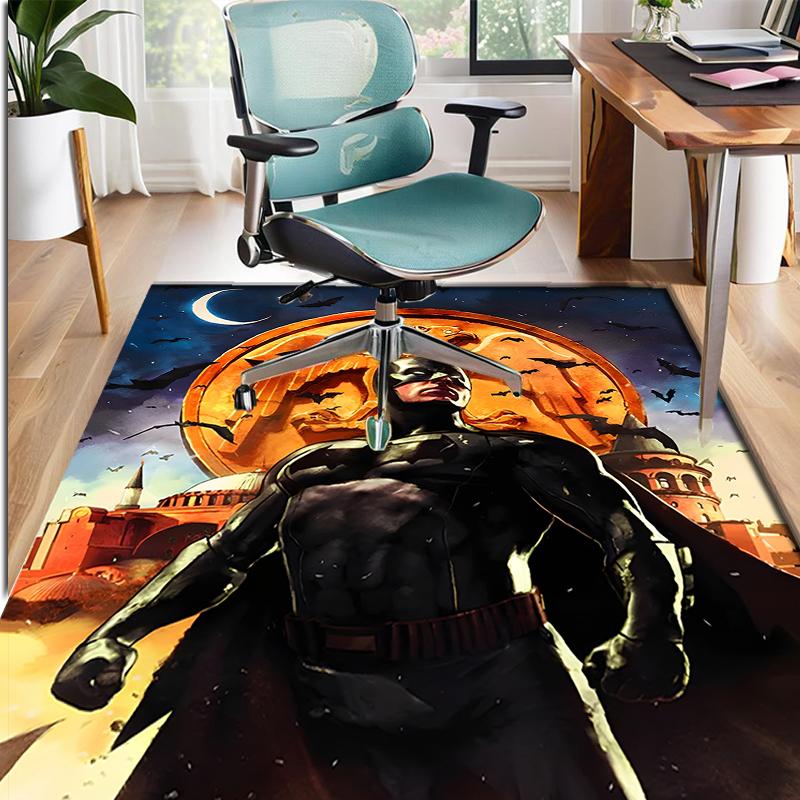 Batman Pattern Rug, Indoor/Outdoor Mat, for Picnic, Gameroom, Bedroom, Office, Living Room, Home Decor Carpet, Birthday Gift