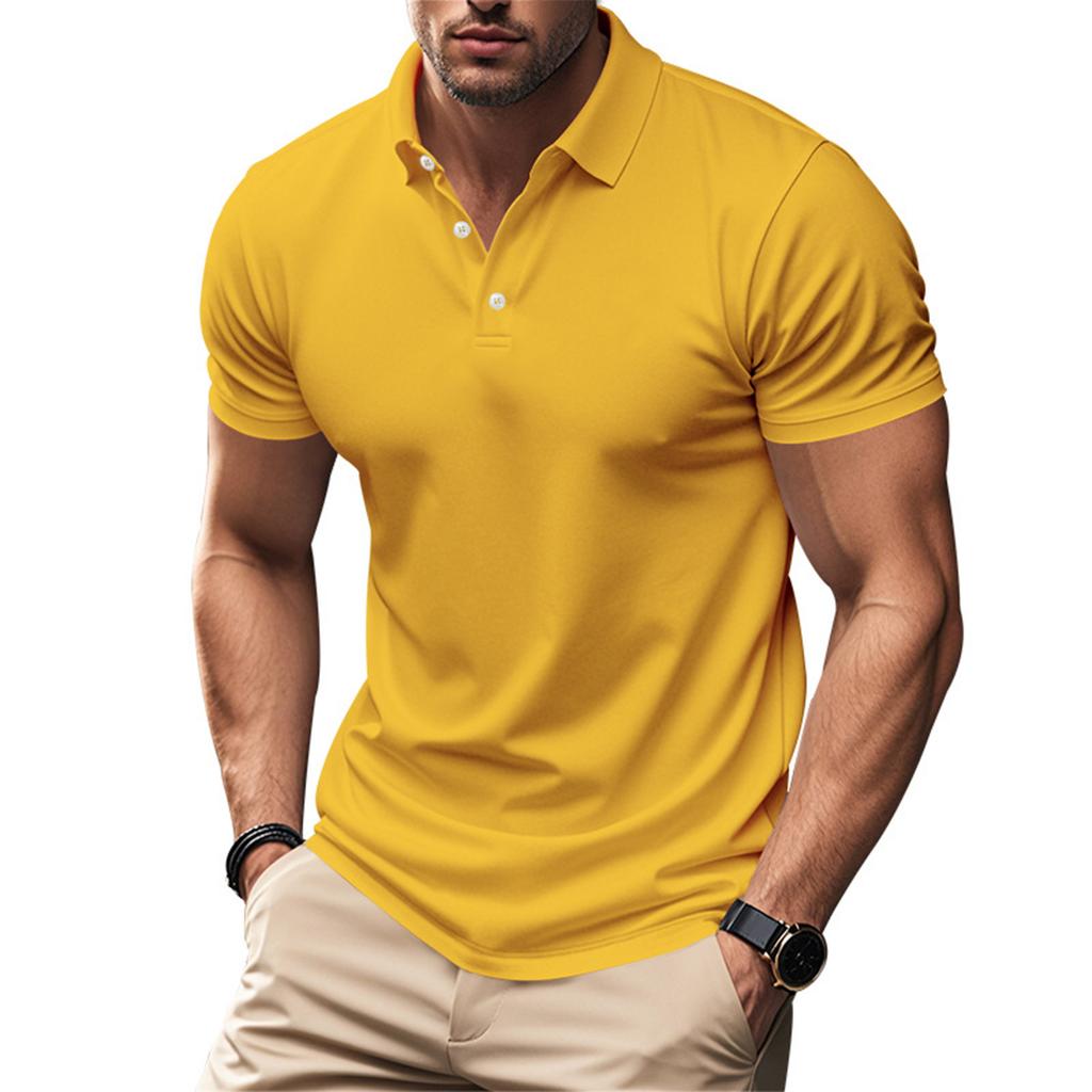 Men's Summer Leisure Culture Breathable Short Sleeved Shirt Top