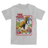 Herren Damen Zeitreise 80er 70er Dinosaurier T-Shirts Merch Schwarzer Humor Reine Baumwolle T-Shirt Kleidung Lustiges T-Shirt Bedruckt