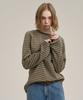 SUPERSUB Striped Raglan Long Sleeve Tee - Khaki