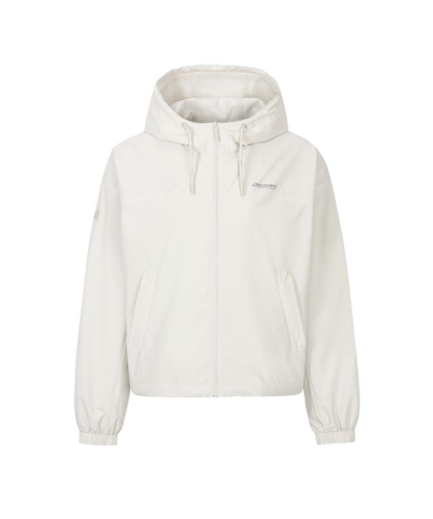 Discovery Expedition Women'S Vertex 2L Outdoor Crop Jacket (D/Ivory)