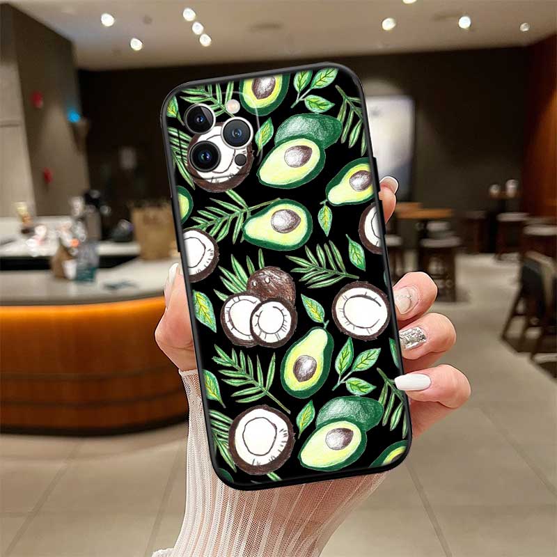 

UP9 Avocado Fruits Phone Case for Samsung Galaxy A11 A12 A13 A15 A52S A53 A55 A56 A70 A71 A72 A73 F06 F16 F56 S10 Plus S10e Galaxy A53 5G