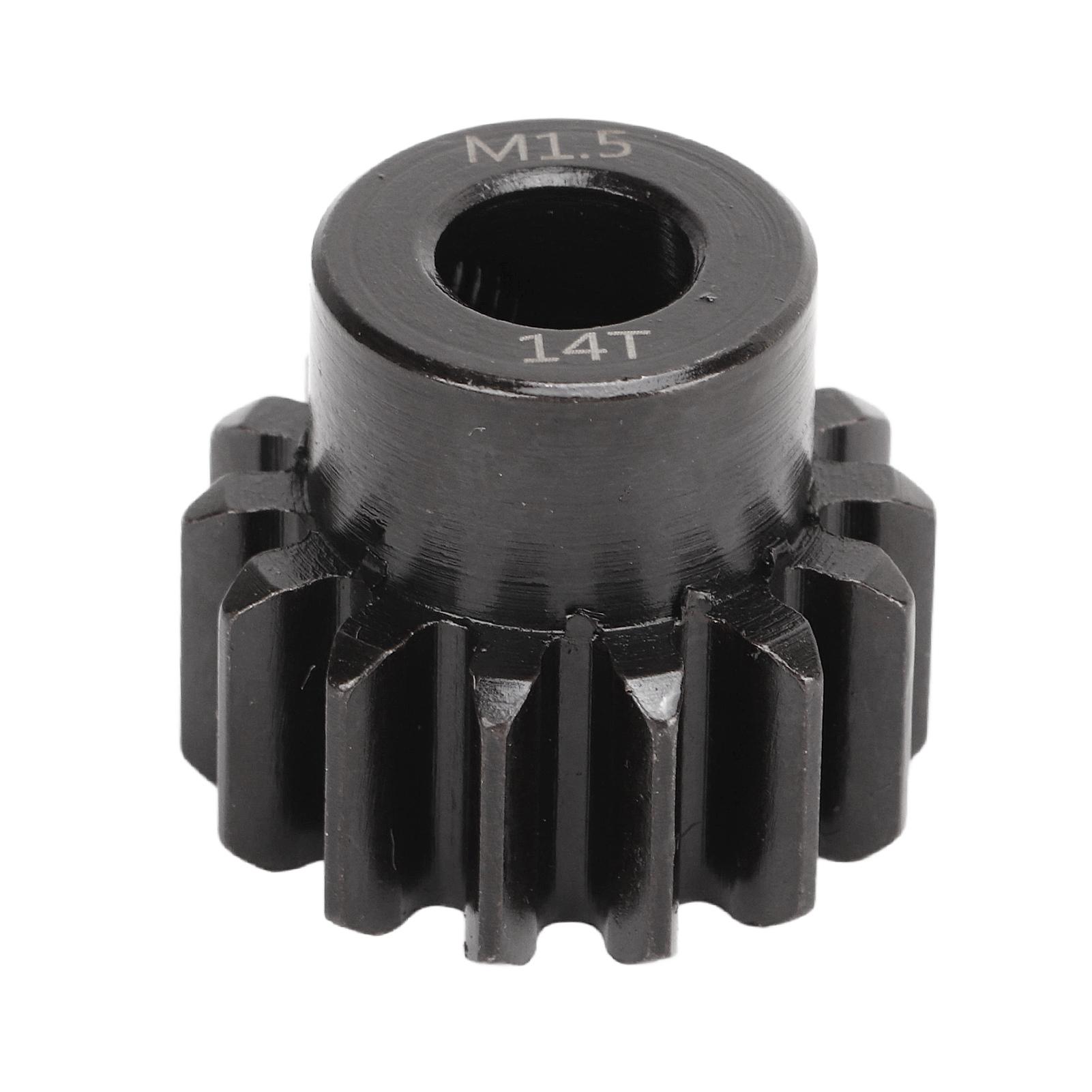 

RC Car Motor Gear M1.5 8mm Inner Hole Steel Remote Control Car Motor Gear for 1 5 Model Car 11T 14T