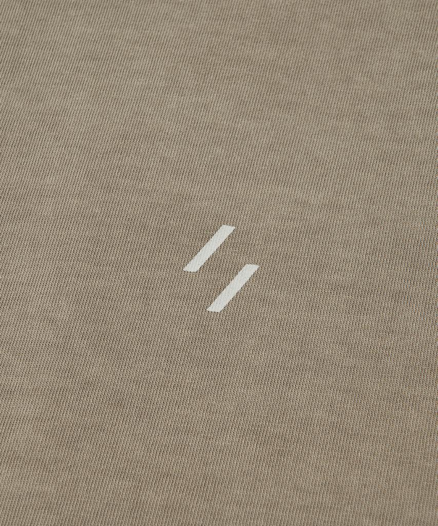 Welteoigseupelimeonteu Overdyed Trail Stitch Long Sleeves T-Shirt_Beige