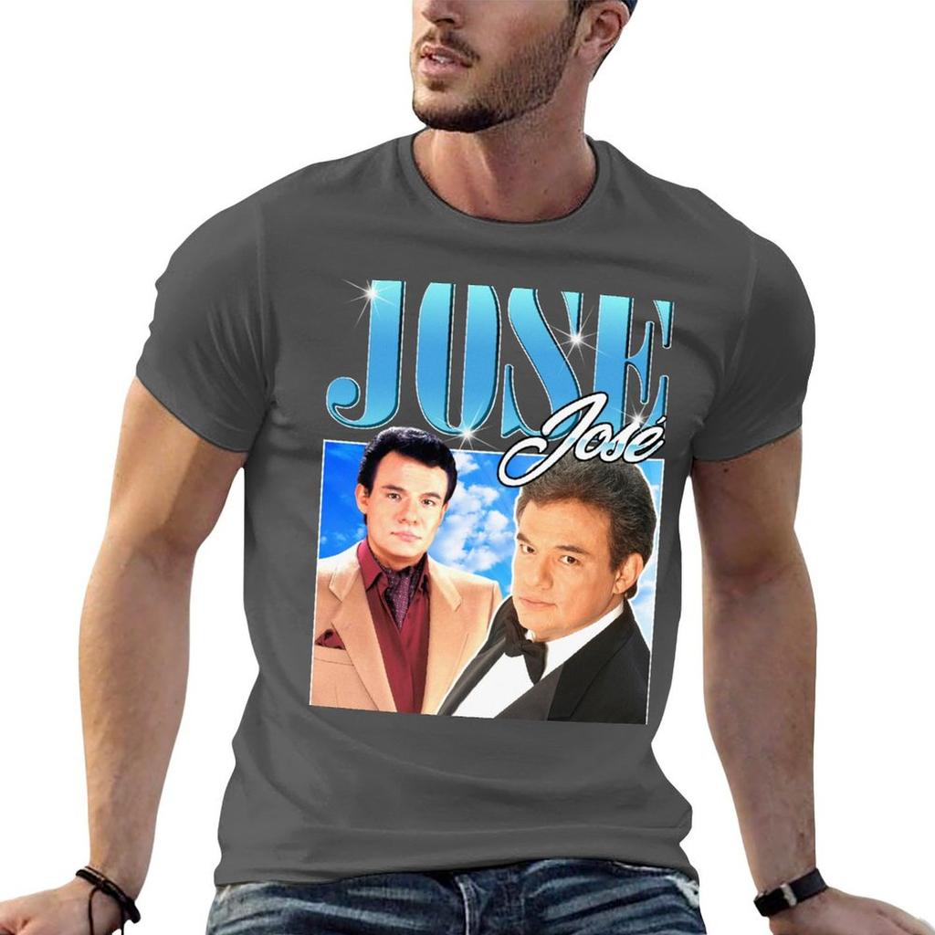 Jose Jose Vintage Retro Tshirt Cheap Stuff Aesthetic Clothes Blouse Anime Vintage T Shirt Unisex