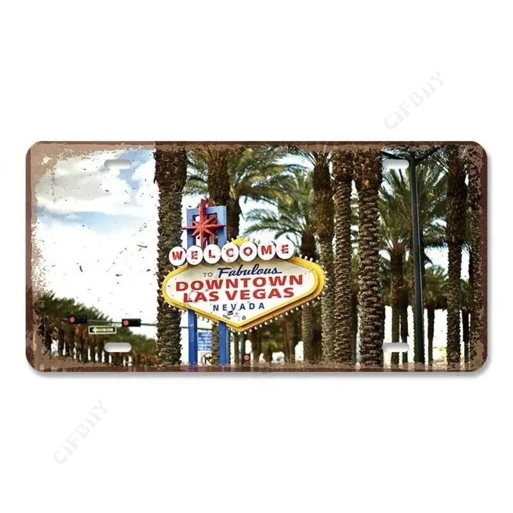 Vintage Car Retro Metal Tin Signs