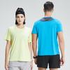 Mens Short Sleeve Running T-shirt Gym Jogging Sports Tops Male Fitness Sweatshirts High Quality Breathable Muscle Fit Sport Tees