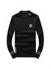 European Trend: Men's Embroidered Wool Sweater - Autumn/Winter Long Sleeve Knit Pullover