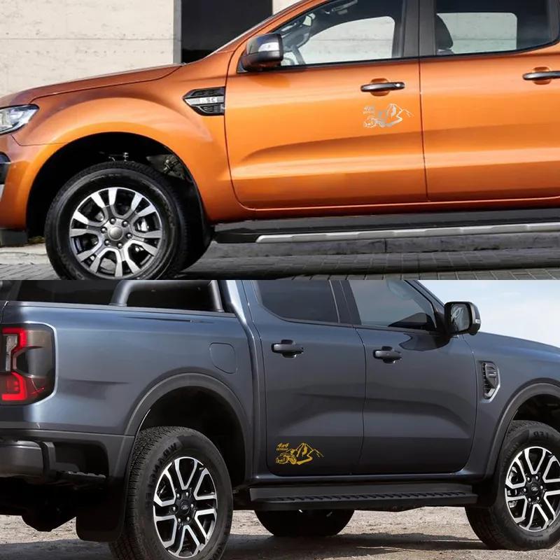 Car Sticker Pickup 4X4 Off Road Mountain Style Vinyl Decal Cover For Ford F150 Nissan NAVARA Mitsubishi L200 Triton Toyota Hilux