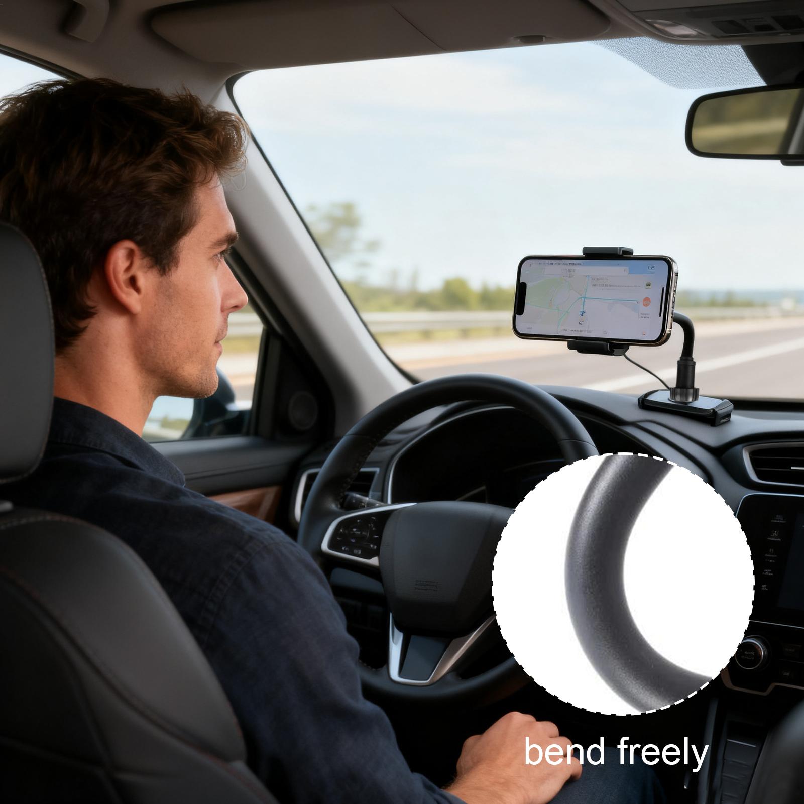 Удлинитель шарового крепления 17 мм Удлинительный рычаг шарового крепления 17 мм для держателя телефона на вентиляционное отверстие Гибкий соединитель-подставка для мобильного телефона для фотографии China Mainland