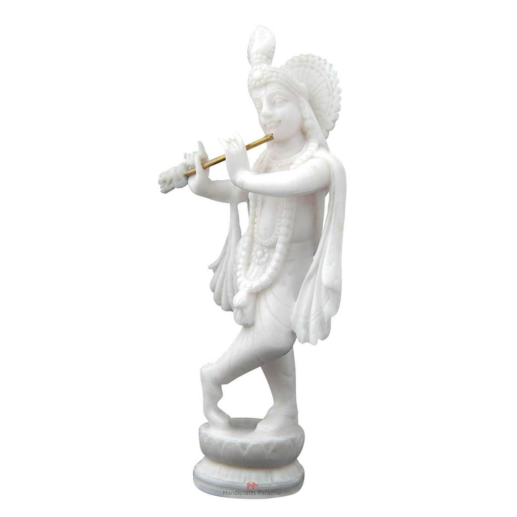 Stehende Krishna-Idol aus Harz
