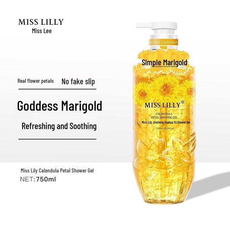 Miss Lilly Calendula Clear Petal Shower Gel