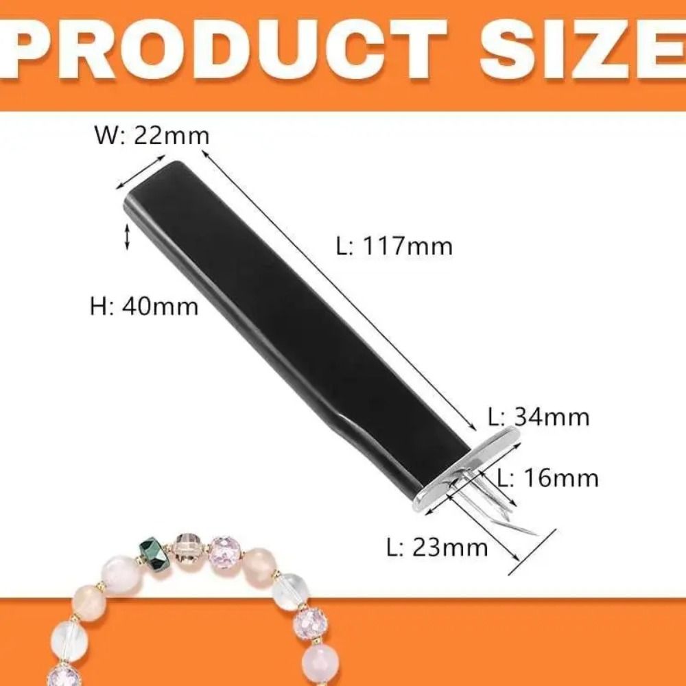 Nawlekanie Perek Narzędzie do Koralikowania Węzłowania Noszenie Koralików Druty do Robótek Ręcznych Narzędzie do Koralikowania Tworzenie Biżuterii