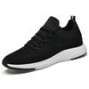 Fashion Summer Breathable Mesh Elevator Shoes for Men 7cm Invisible Height Increase Outdoor Black Sneakers Casual Soft Lightweight Shoes