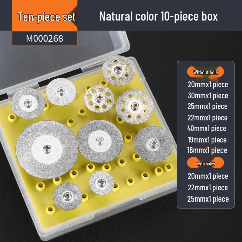 Mini Diamond Cutting Disc for Electric Grinders - Seam Cleaning, Glass, Jade, Stone Grinding