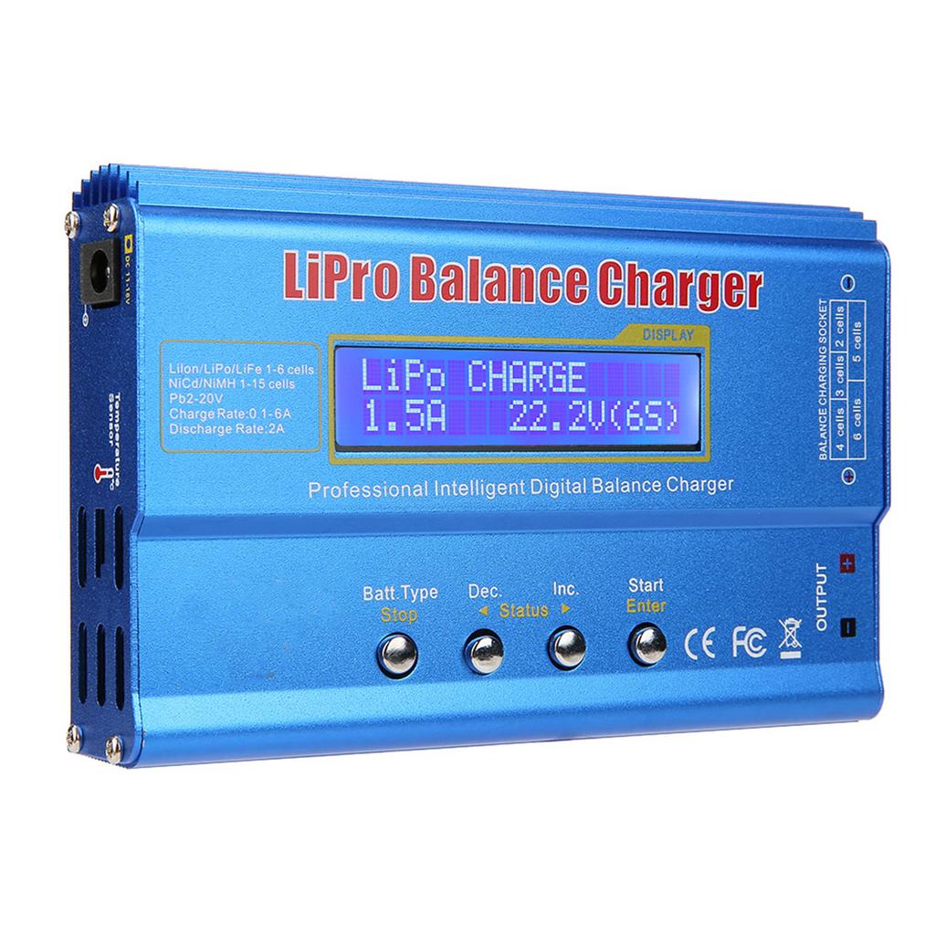 B6 80W Digital LCD Balance   Dis  for L  NiMH RC Battery(without Plug)