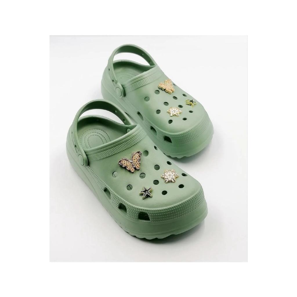 High Sized Hospital Cook Nurse Doctor Slippers Cross With Massage Base