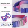 Adjustable Gradient Nylon Dog Harness for Medium To Large Dogs