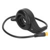 Electric Bike Thumb Throttle ABS Metal Waterproof Connector Bicycle Accessories Fit for 24V to 72V