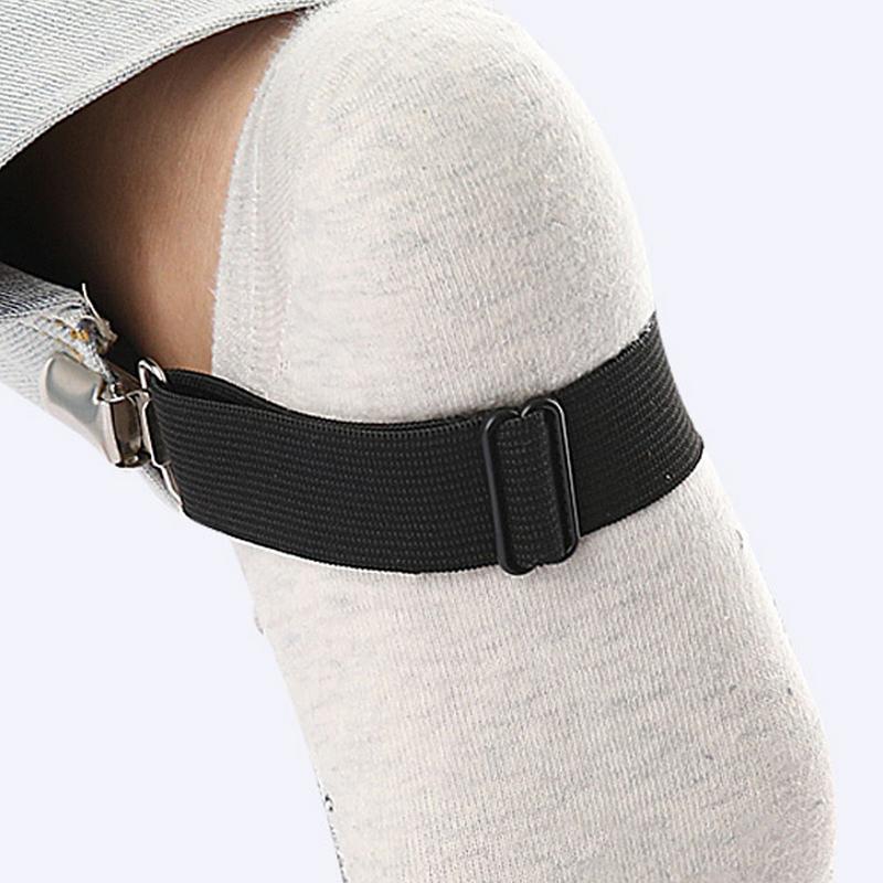 Pants Straps Motorcycle Biker Jeans Adjustable Keeping Straps Motorcycle Riding Pant Clips Boot Straps Set Of 2 For Women Men