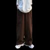 Plus Size Japanese-Style Retro Wide-Leg Work Pants for Women - Spring Collection