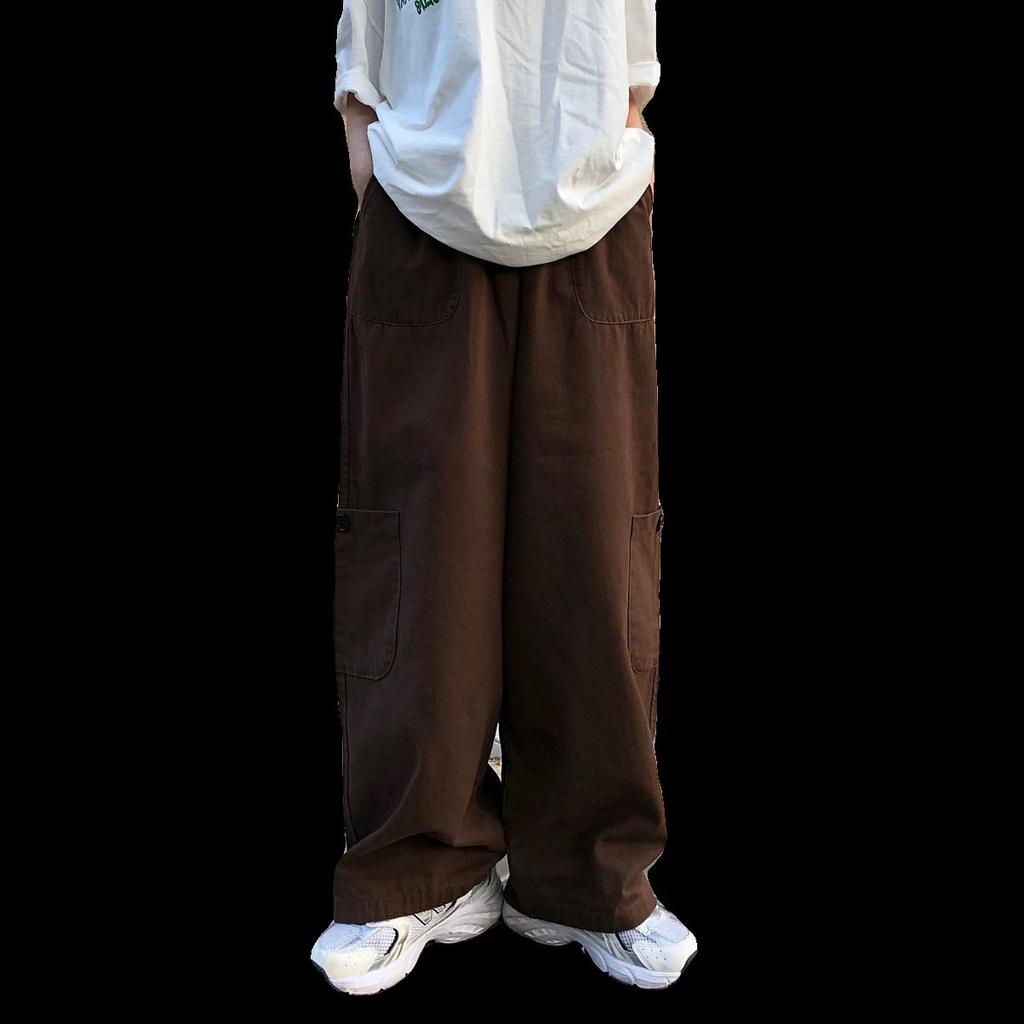 Plus Size Japanese-Style Retro Wide-Leg Work Pants for Women - Spring Collection