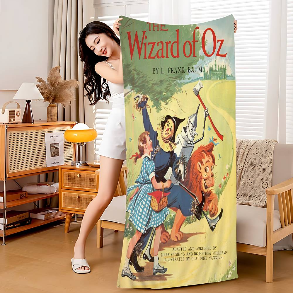 The W-Wizard of O-Oz Big Microfiber Beach Towels Quick Dry Towel Sand Beach Towels Pool Towel for Travel Swim Pool Yoga