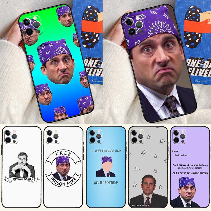 The Office Prison Mike Case For iPhone 17 Pro Max 17 Air 15 14 13 12 11 16 Pro Max mini 16e 15 16 Plus Funda Cover