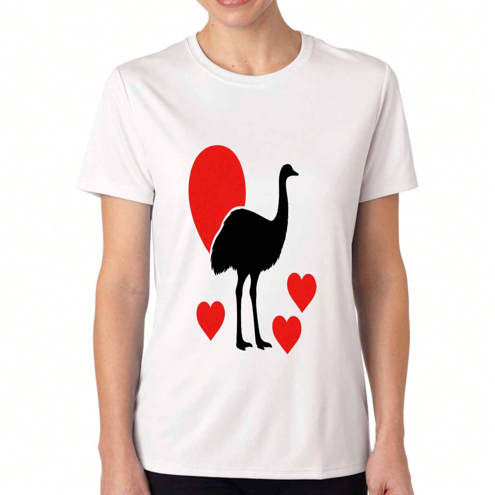 Emu Voices unisex s Cotton T Shirt, Premium Cotton Graphic, Durable, Casual Fashion. The Voices In My Head Need More Emus Print, Comfortable And Styli S разноцветный