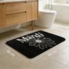 Designer Trendy Brands M-Mardi Fashion Logo Floor Mat Cheaper Anti-slip Modern Living Room Balcony Printed Bedside Mats