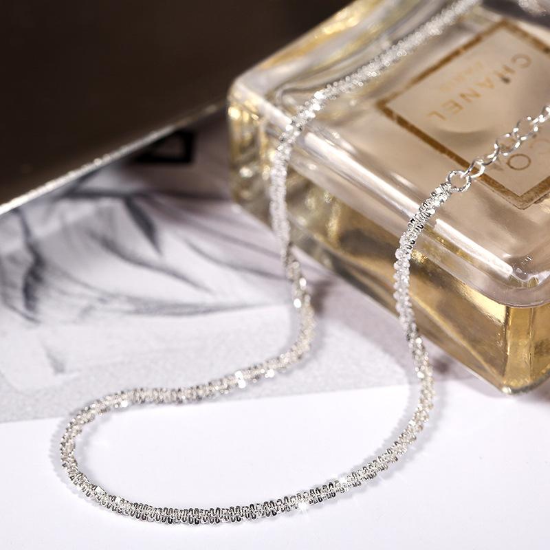 316L Stainless Steel Sparkling Gypsophila Adjustable Bracelet & Bangle For Women Fine Fashion Jewelry Wedding Party Gift