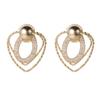 European & American Style Diamond Twist Earrings - Luxurious, Niche, Versatile High-End Design