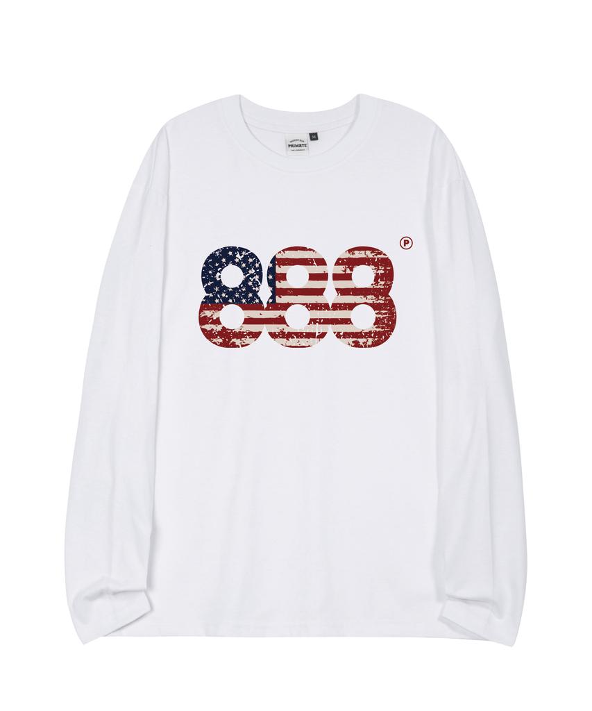 PRIMATE Usa Number.888 Oversized Long Sleeve 3 Colors