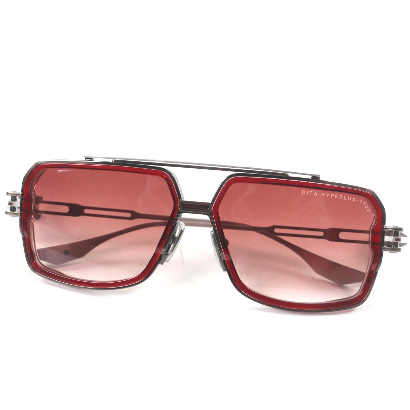 

Pristine DITA sunglasses HYPERLUX-1000 Clear red titanium mens DTS470 Used