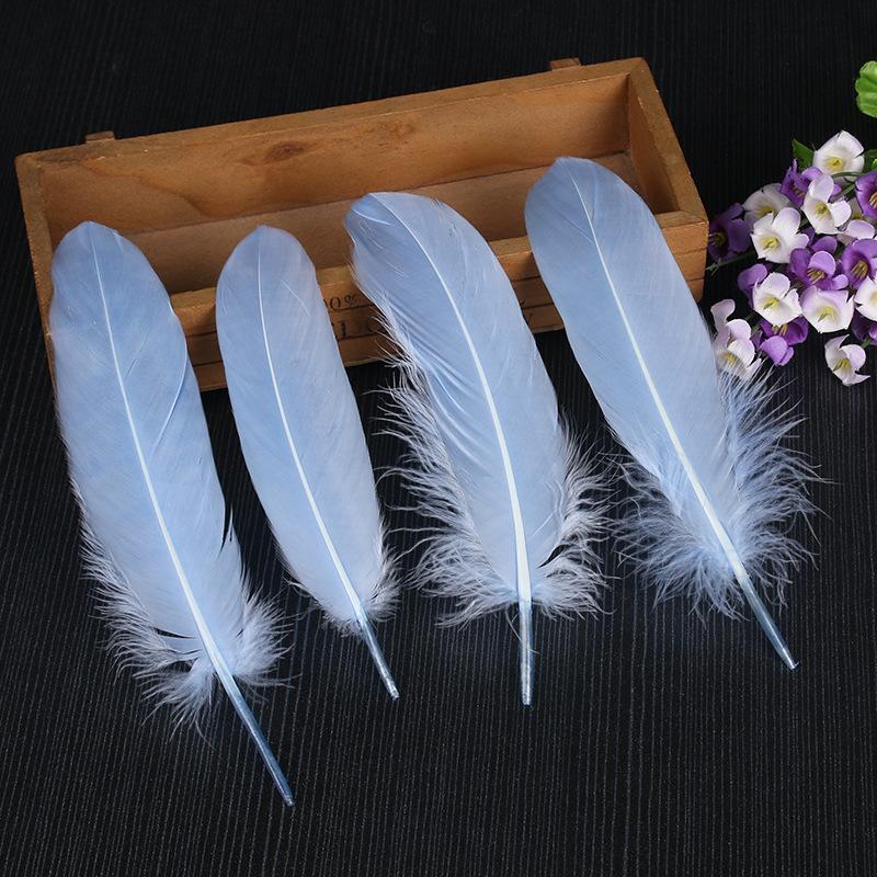 50Pcs28 Color Diy Feather Hard Big Floating Feather Wedding Dress Children Handmade Decoration Materials