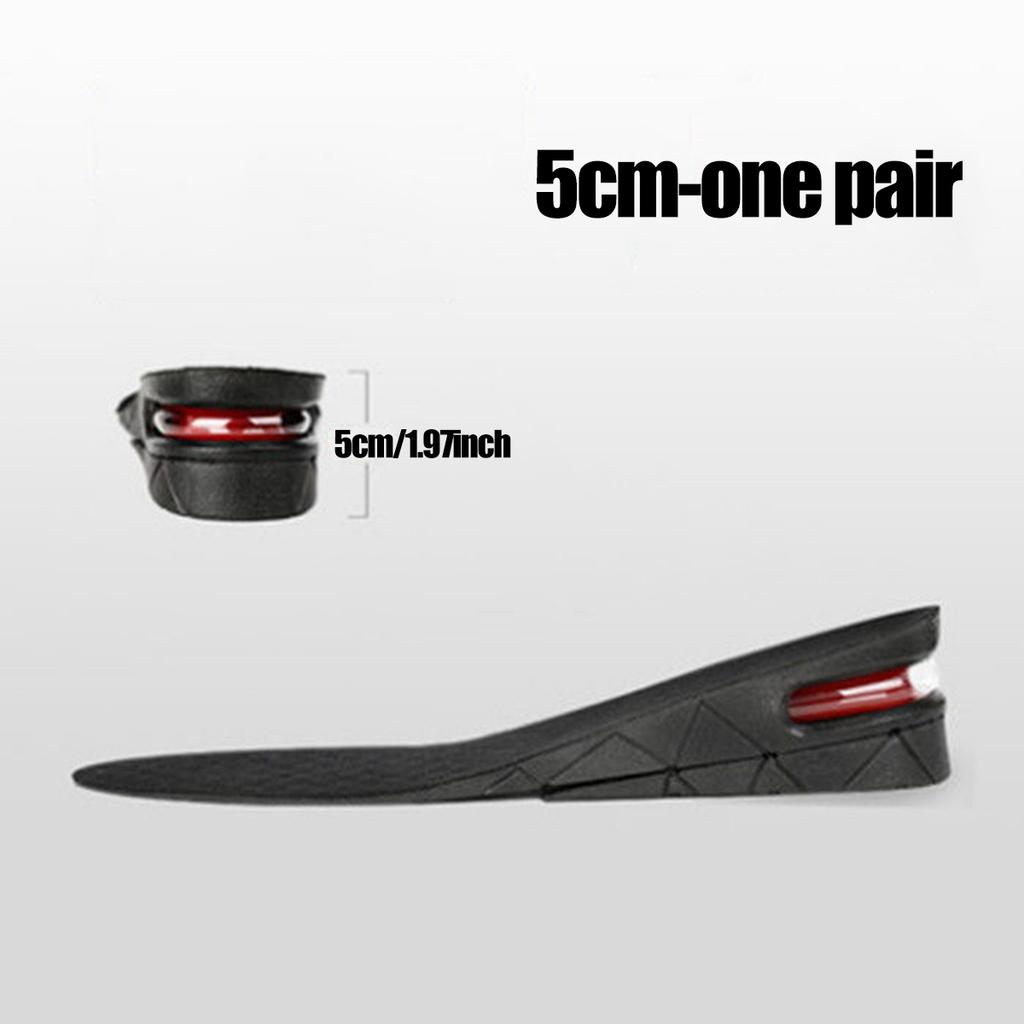 1 pair - Height Boosting Invisible Insoles - Adjustable Shoe Heel Cushion for Taller Support, Comfort and Shock Absorption