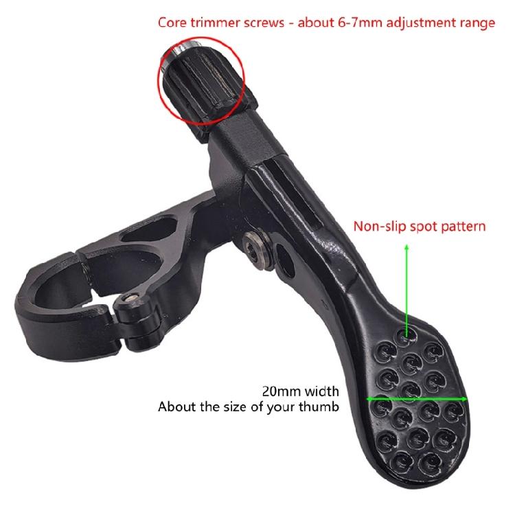 Aluminum Alloys Bike Dropper Post Remote Lever Bike Seats Tube Height Cable Adjustable Lever Easy to Installation