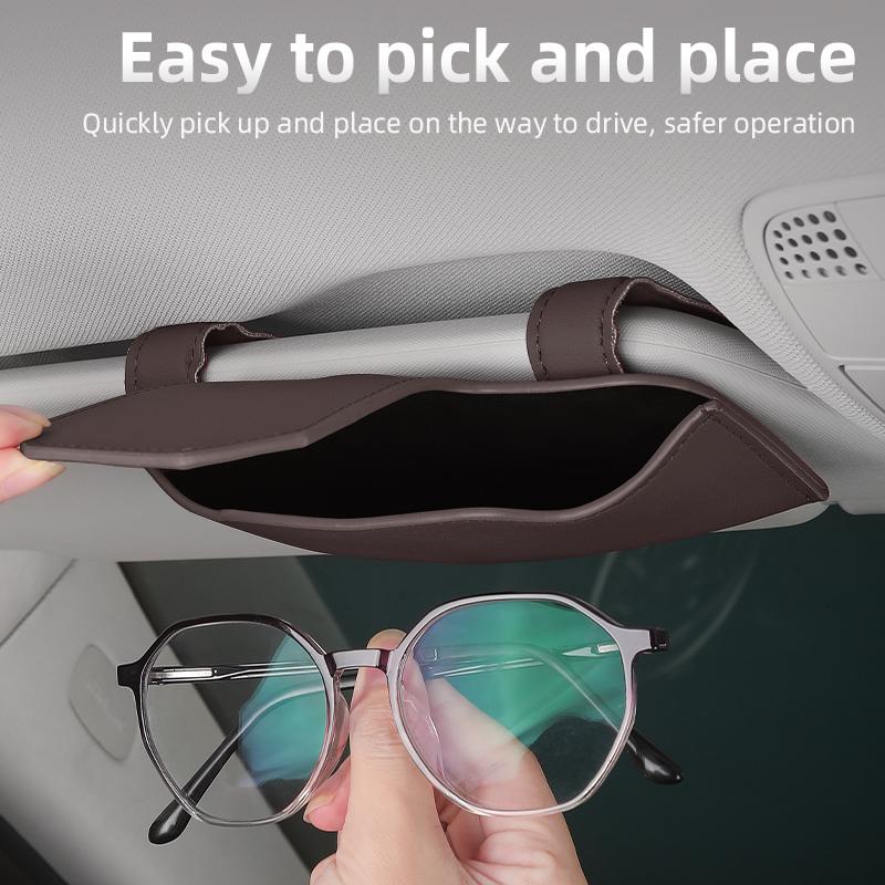 Car Visor Glasses Holder Box Sunglasses Storage Bag Case Accessories For Lexus IS250 IS200 CT200h GS300 LS430 RX450h LX570 IS300