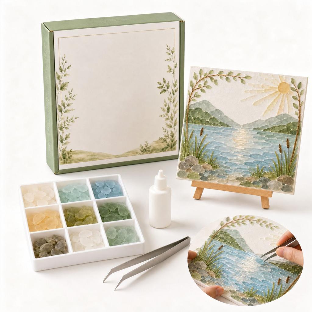 Sea Glass Set - Kit for DIY, Jewelry Making and Home Decor Projects