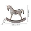 Rocking Horse Statue Artistic Art Crafts Decoration Versatile Decorative Figurine for Tabletop Living Room Office Cabinet Porch