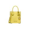 New Mercer Leather Handbag, Trunk Bag, Shoulder Bag, Crossbody Bag Mini Women's Yellow Cream 35S1GM9T0L-SUNSHINE