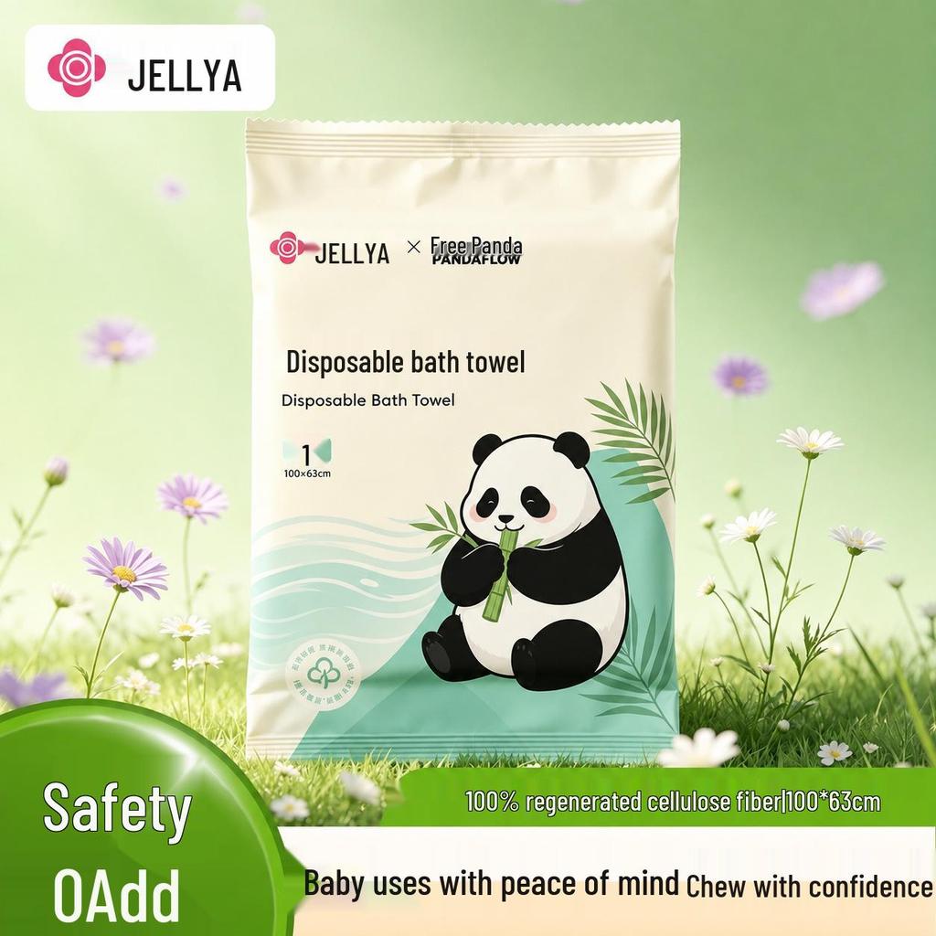 Jieliya Thickened Disposable Compressed Bath Towel – Water-Absorbent, Portable, Individually Packaged for Travel and Hotel Use