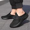 Neue Atmungsaktive Halbslipper Modetrend Ein Fuß Kick Faule Leute Lässige Fliegende Herrenschuhe