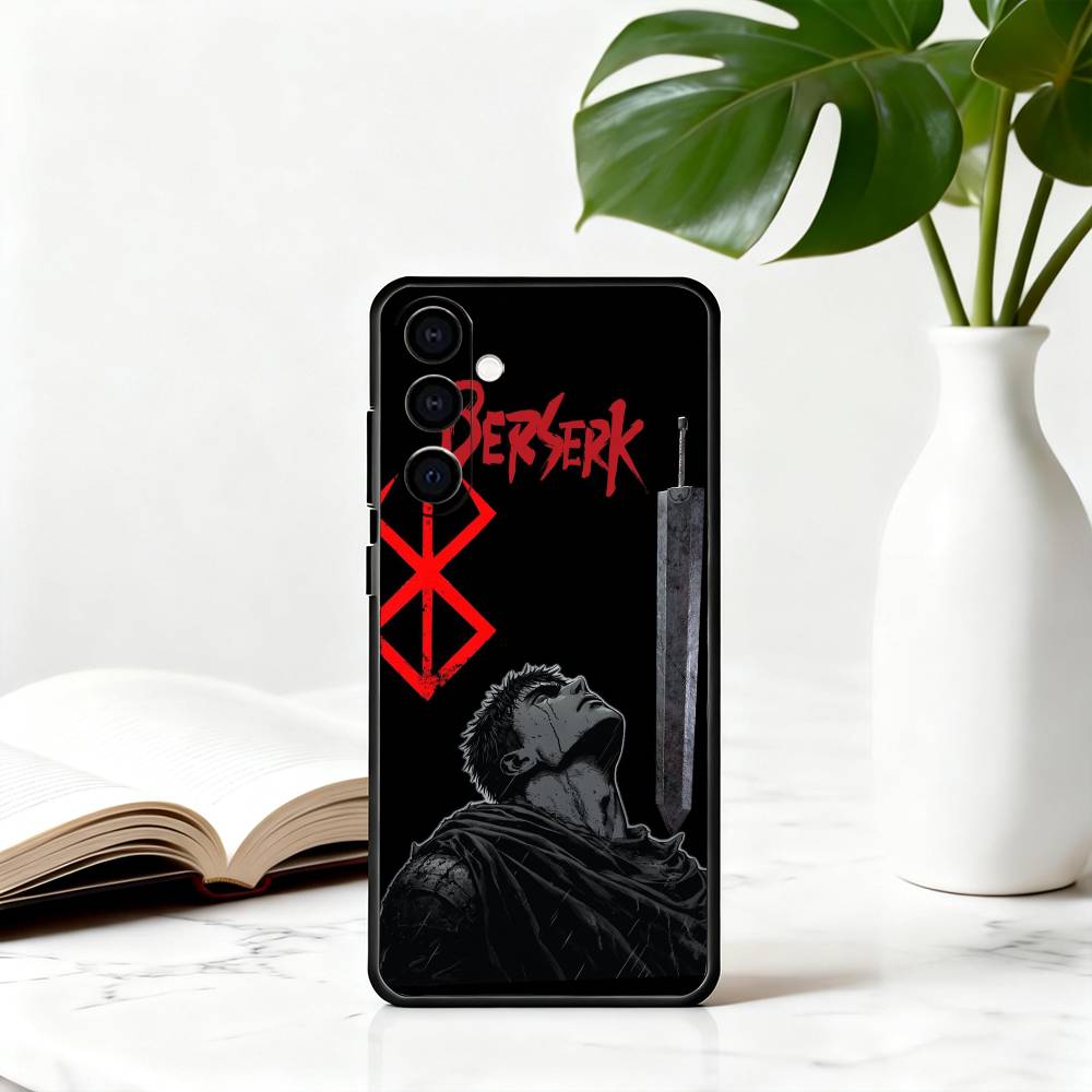 Classic B-Berserk BG G-Guts Phone Case Black Silicone Soft For Samsung Galaxy A73,A72,A71,A70,A53,A52,A51