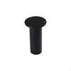 Adjustable Furniture Legs, Telescopic Cabinet Feet, Round Sofa Support Brushed Black 10cm