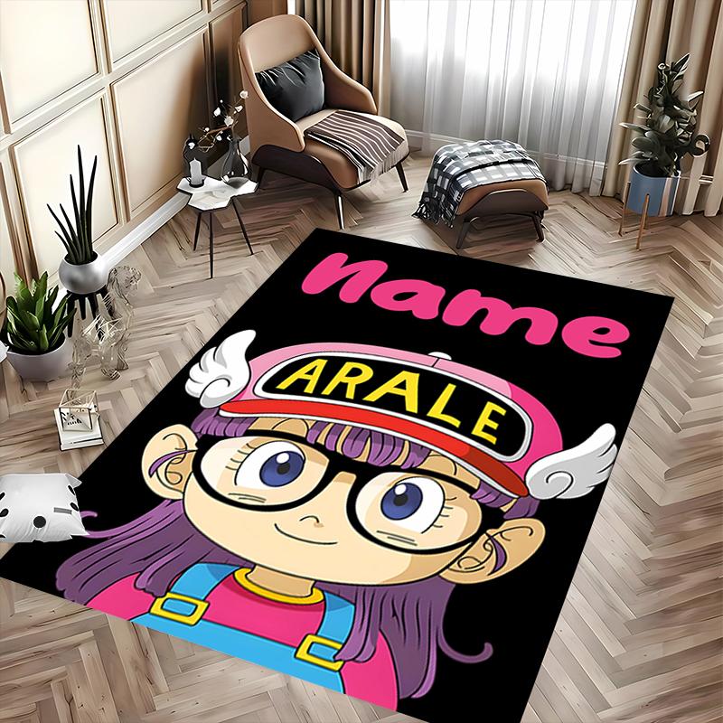 Custom personalization Arale Norimaki Area Rug - Perfect For Kitchen, Bathroom,Laundry Room Decor Large Size Available,Gift All Seasons