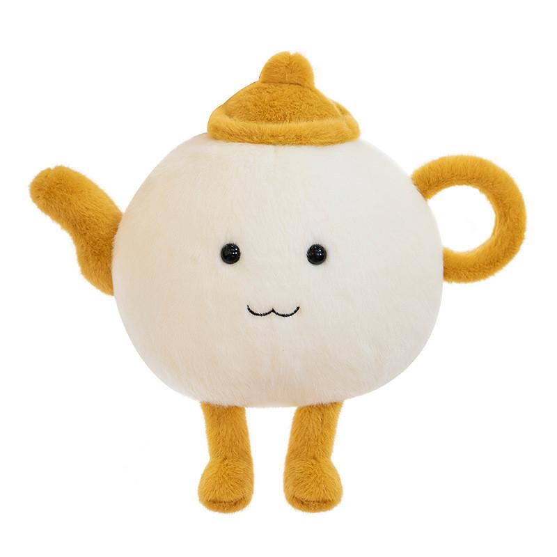 Plush Toy Teapot Shoulder Bag Cartoon Stuffed Doll Room Decoration Gift Kids
