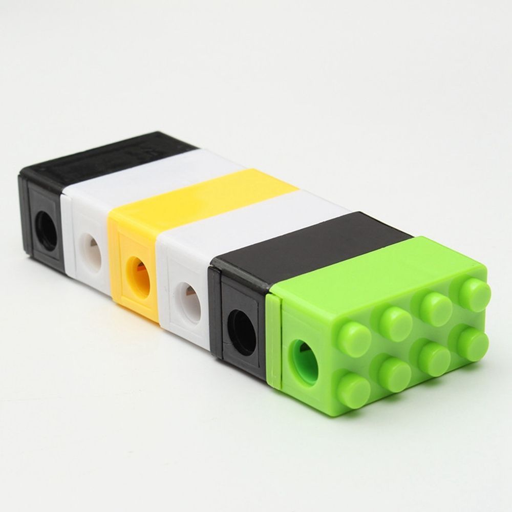 

Brick Toy Item Creative Kids Plastic Sharpener Building Blocks Gift Stationery разноцветный
